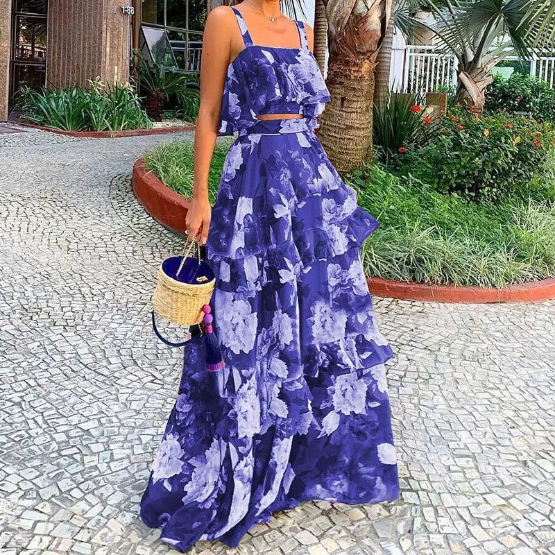 Women's Two Piece Outfits Flor - Romper Floral Print recensie en prijs