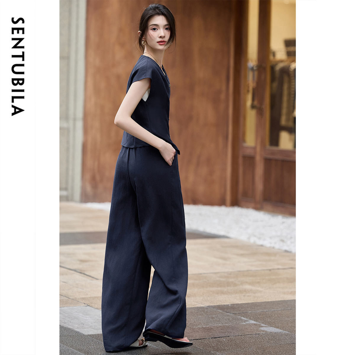 SENTUBILA Summer Linen Pant Se - Linen Pant Wide recensie en prijs