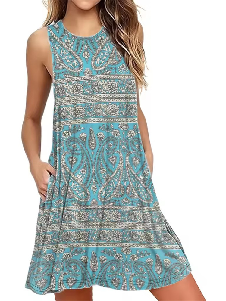 9XL Plus Size Sundress Loose F - Romper Floral Print recensie en prijs