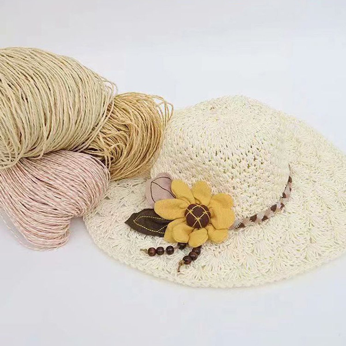 100g Raffia Straw Yarn Handmad - Crochet Bag Raffia recensie en prijs