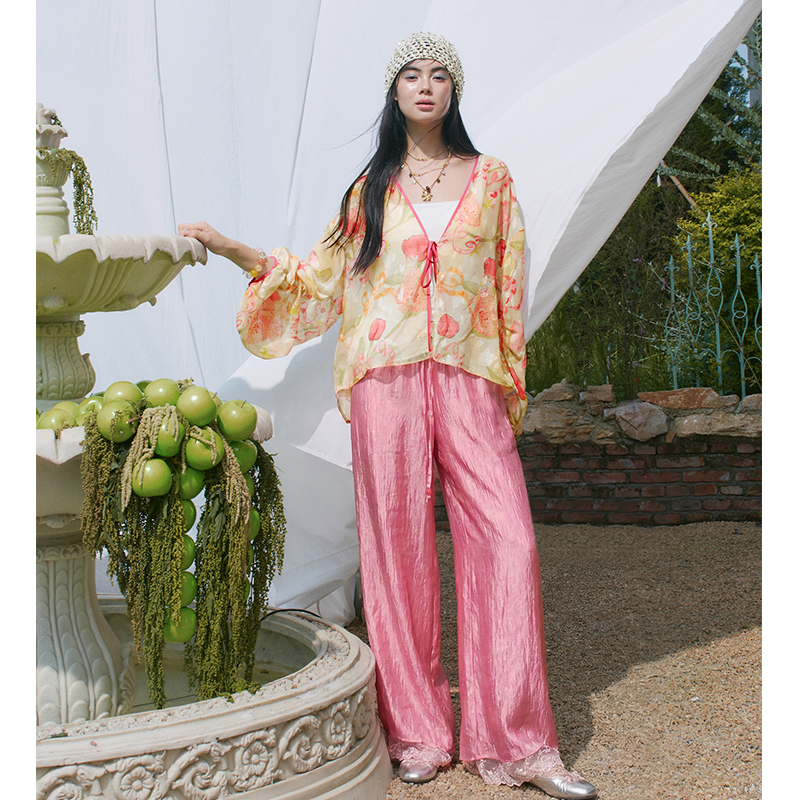ELFSACK Floral Print Sheer Kim - Kimono Sheer Floral recensie en prijs