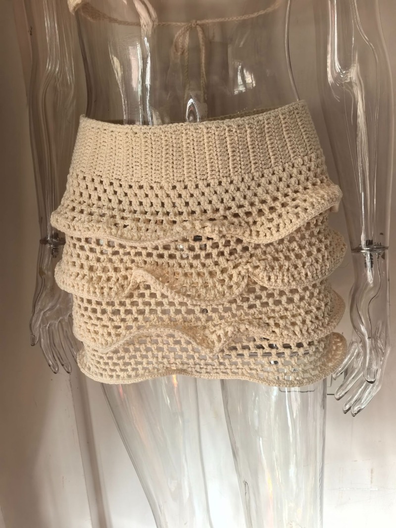 Women Hand Crochet Knitted Ruf - Crop Top Crochet recensie en prijs