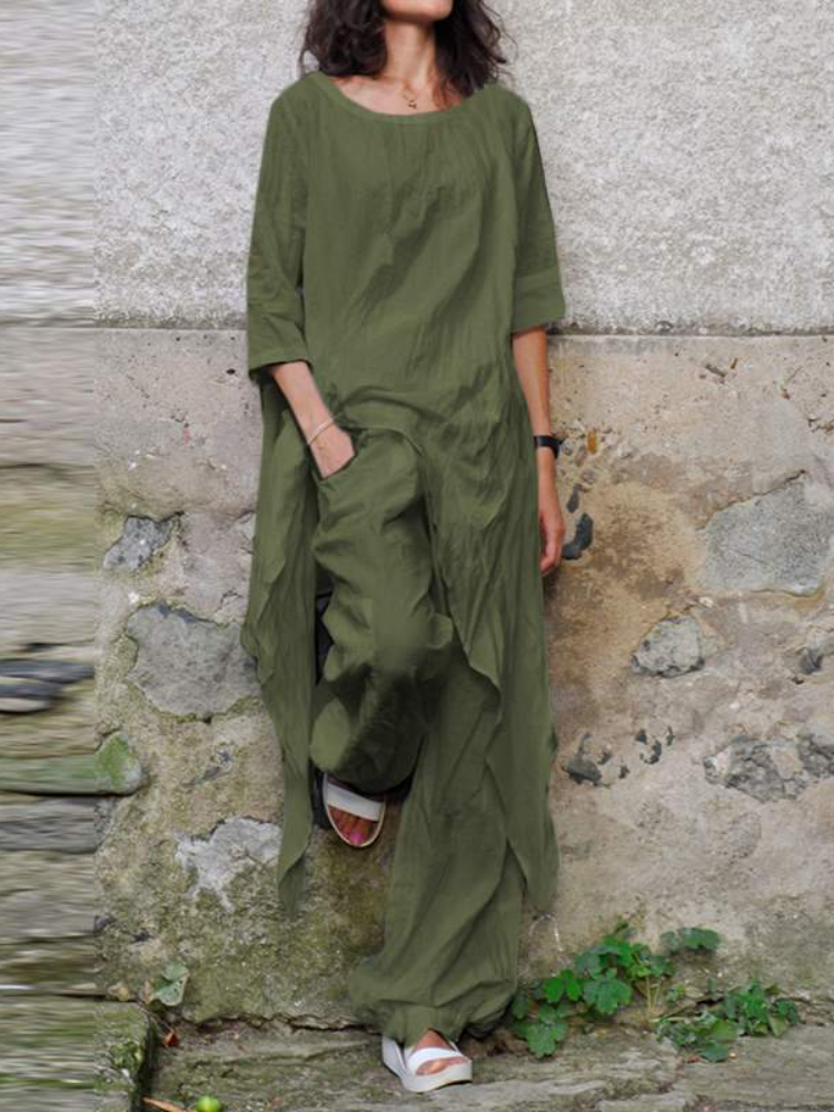2024 Summer New Fashion Casual - Linen Pant Wide recensie en prijs