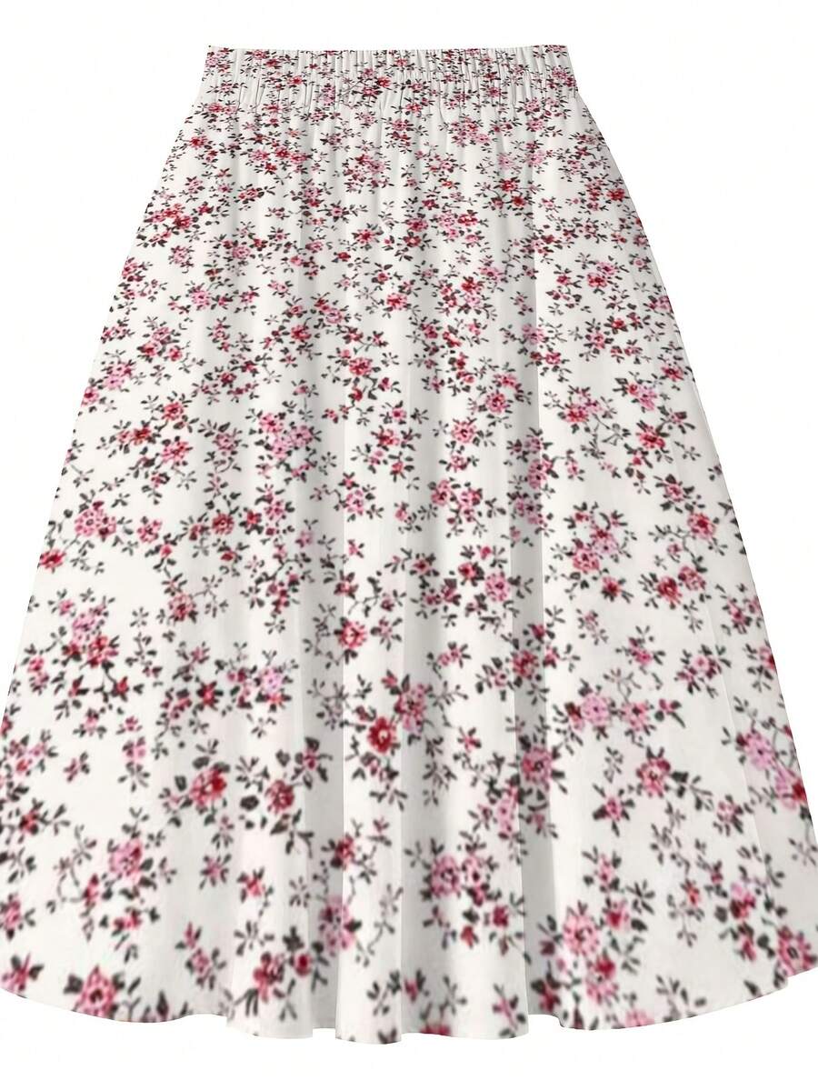 Oversized Floral Midi Skirt Pi - Midi Skirt Floral recensie en prijs