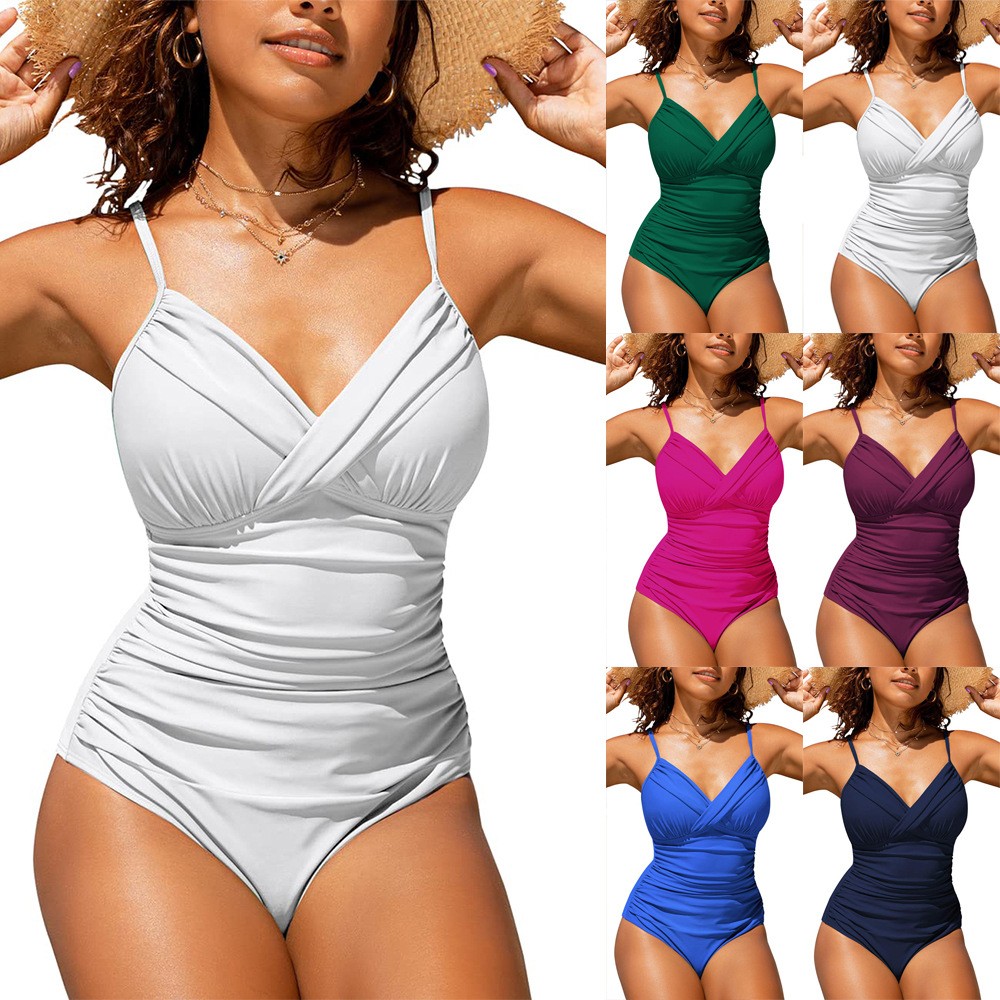Woman Bikini Tankini Swimsuit  - Swimsuit Bikini Ruched recensie en prijs