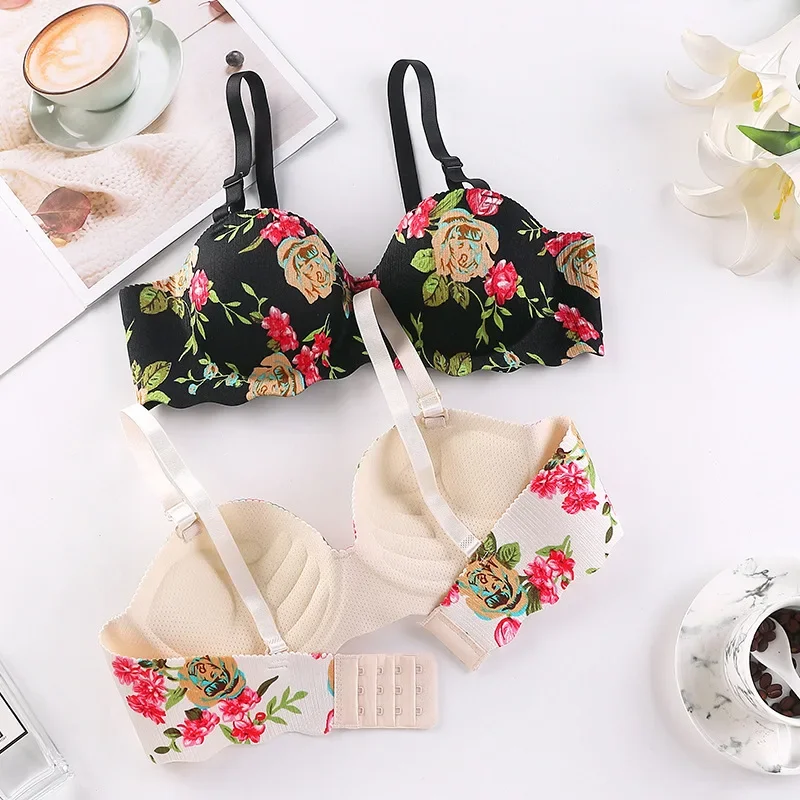 Women Sexy Floral Printed Bras - Bralette Triangle Set recensie en prijs