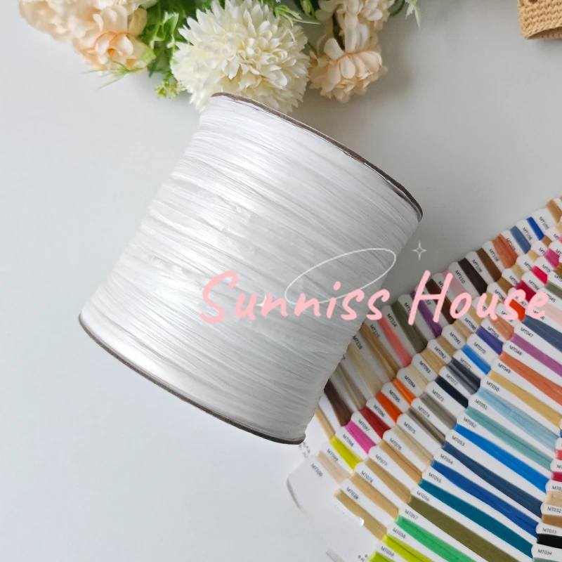 600M Matte Raffia Yarn，330g Ar - Crochet Bag Raffia recensie en prijs