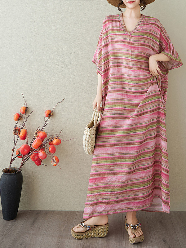 Knee-Length Wrap Long Dress Su - Linen Dress Wrap recensie en prijs