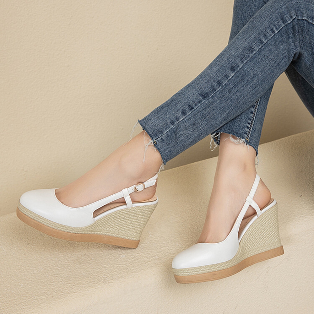 Women's T‑Strap Wedge Sandals  - Wedge Espadrille Women recensie en prijs