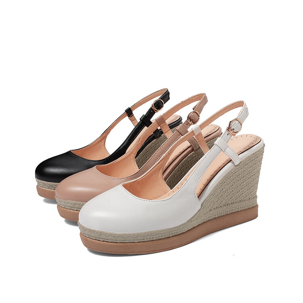 Women's T‑Strap Wedge Sandals  - Wedge Espadrille Women recensie en prijs