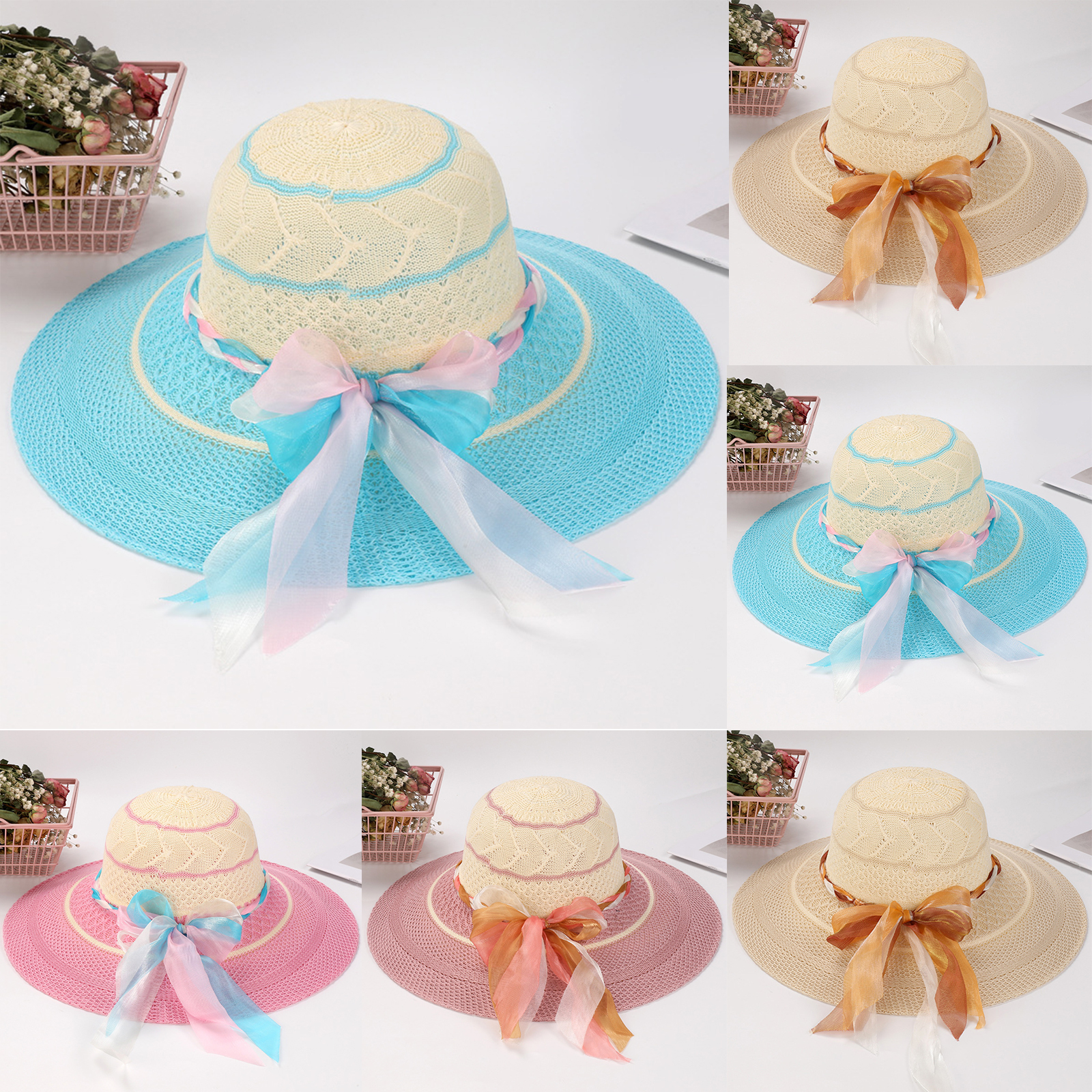Women Bow Sun Hat Cloche Hat S - Hat Floppy Wide recensie en prijs