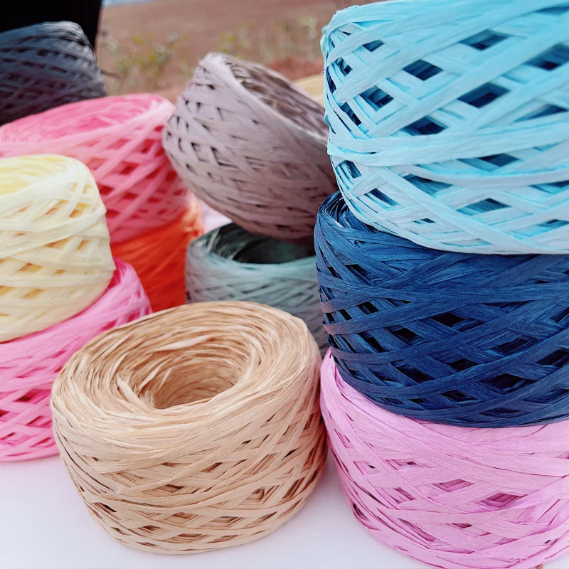 180m raffia Yarn paper Grass f - Crochet Bag Raffia recensie en prijs