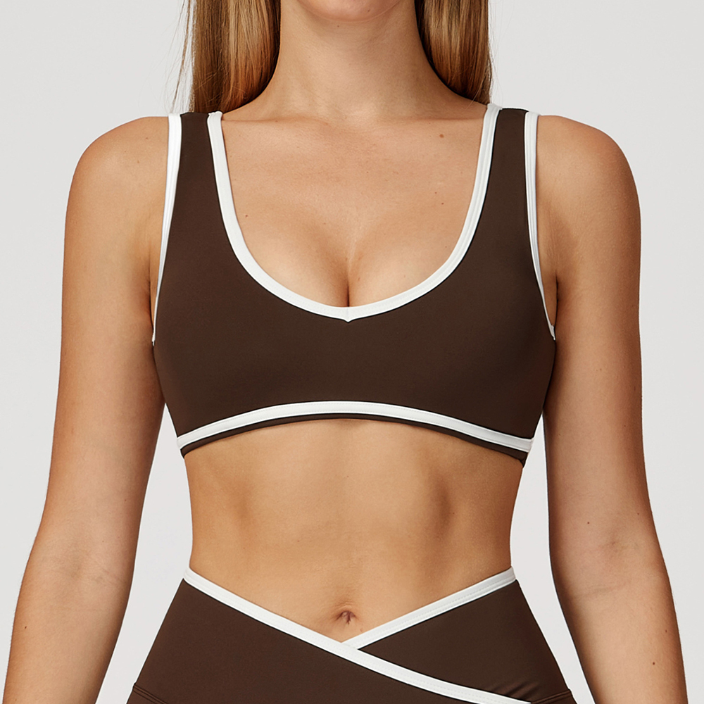 V-Neck Sports Bra Women Top Pu - Crop Top Crochet recensie en prijs