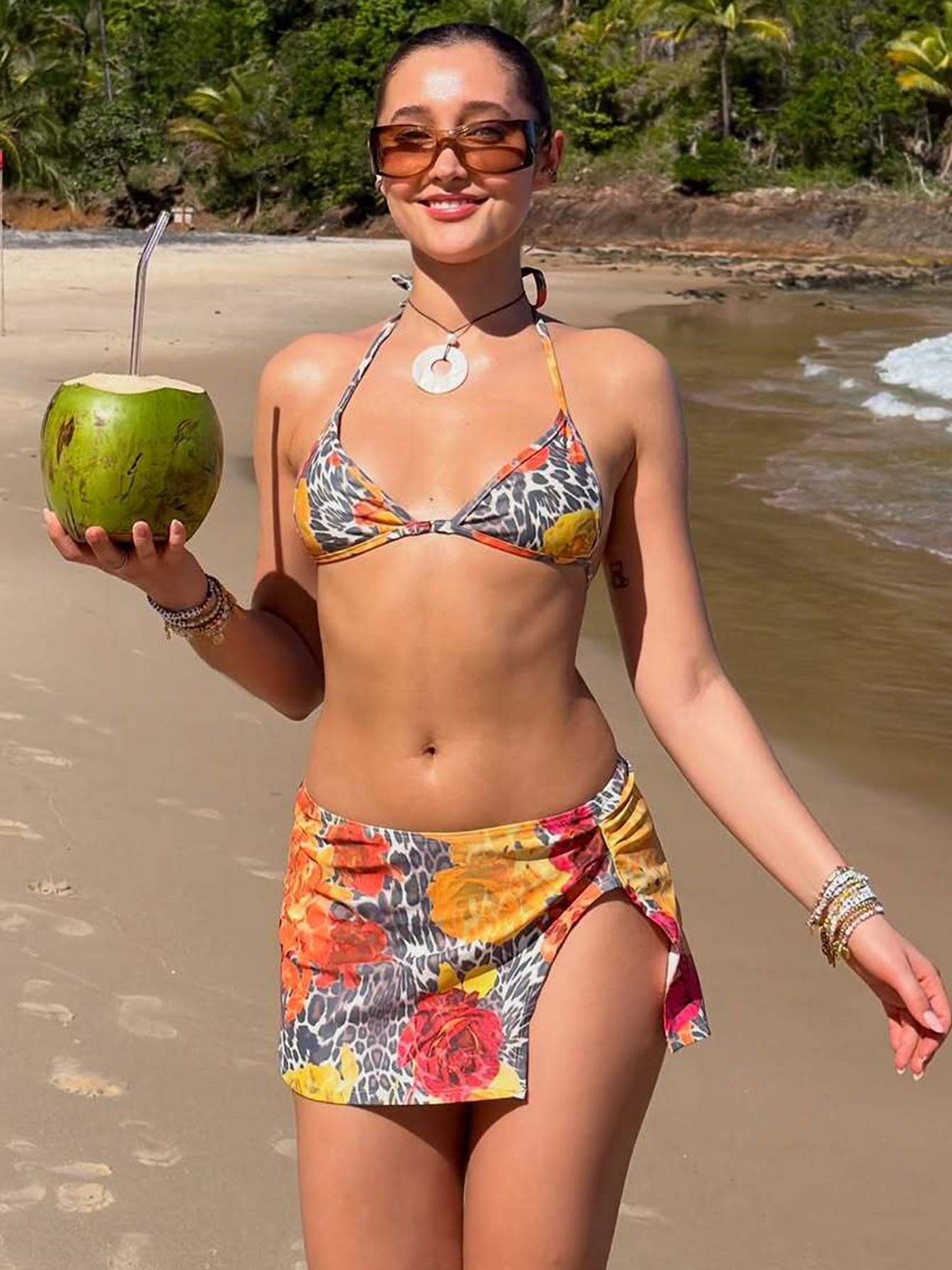 Hugcitar Polka Dot Print 3 Pie - Swimsuit Bikini Ruched recensie en prijs