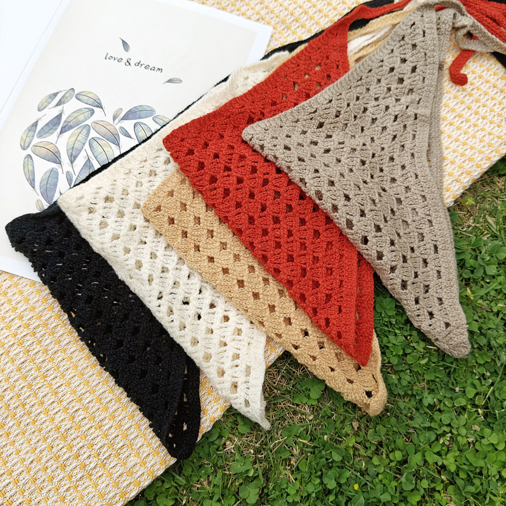Crochet Triangle Hair Scarf Ho - Headband Summer Knit recensie en prijs