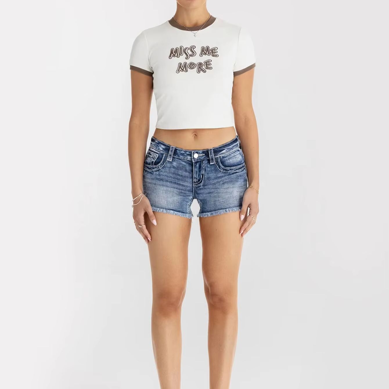 Women Clothes Butterfly Rhines - Shorts Denim Frayed recensie en prijs