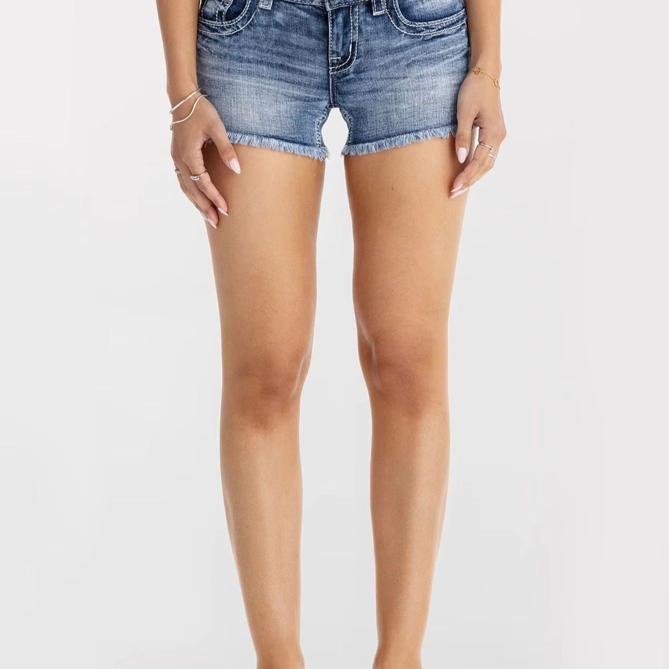Women Clothes Butterfly Rhines - Shorts Denim Frayed recensie en prijs