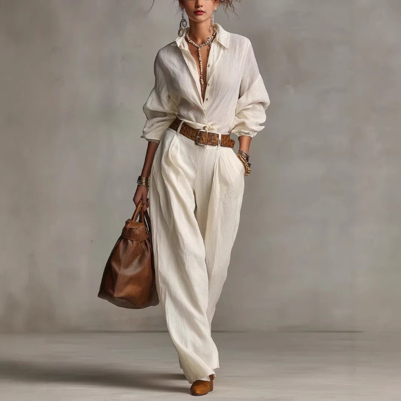 Spring Summer Temperament Soli - Linen Pant Wide recensie en prijs