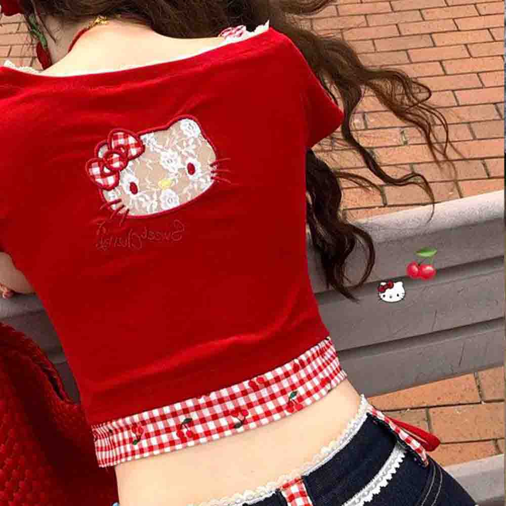 Hello Kitties Summer Women's S - Blouse Off Shoulder recensie en prijs