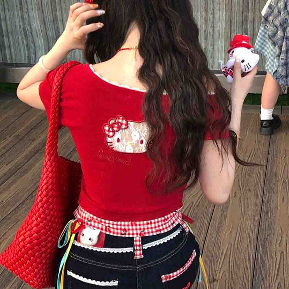 Hello Kitties Summer Women's S - Blouse Off Shoulder recensie en prijs