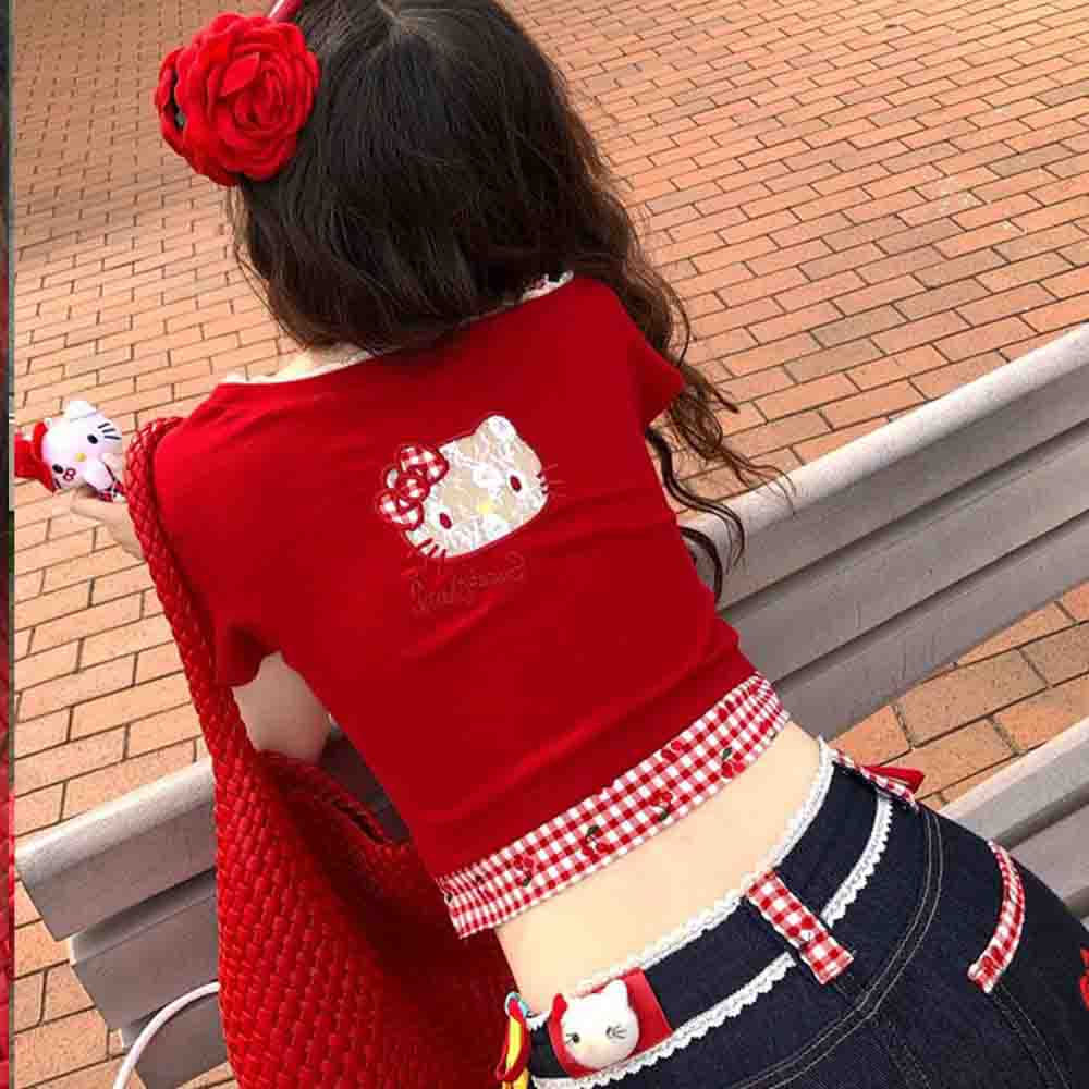 Hello Kitties Summer Women's S - Blouse Off Shoulder recensie en prijs