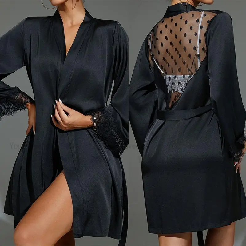 Short Kimono Black Sheer Mesh  - Kimono Sheer Floral recensie en prijs