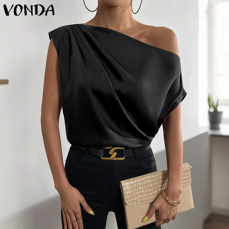 Plus Size 5XL VONDA Women Blou - Blouse Off Shoulder recensie en prijs