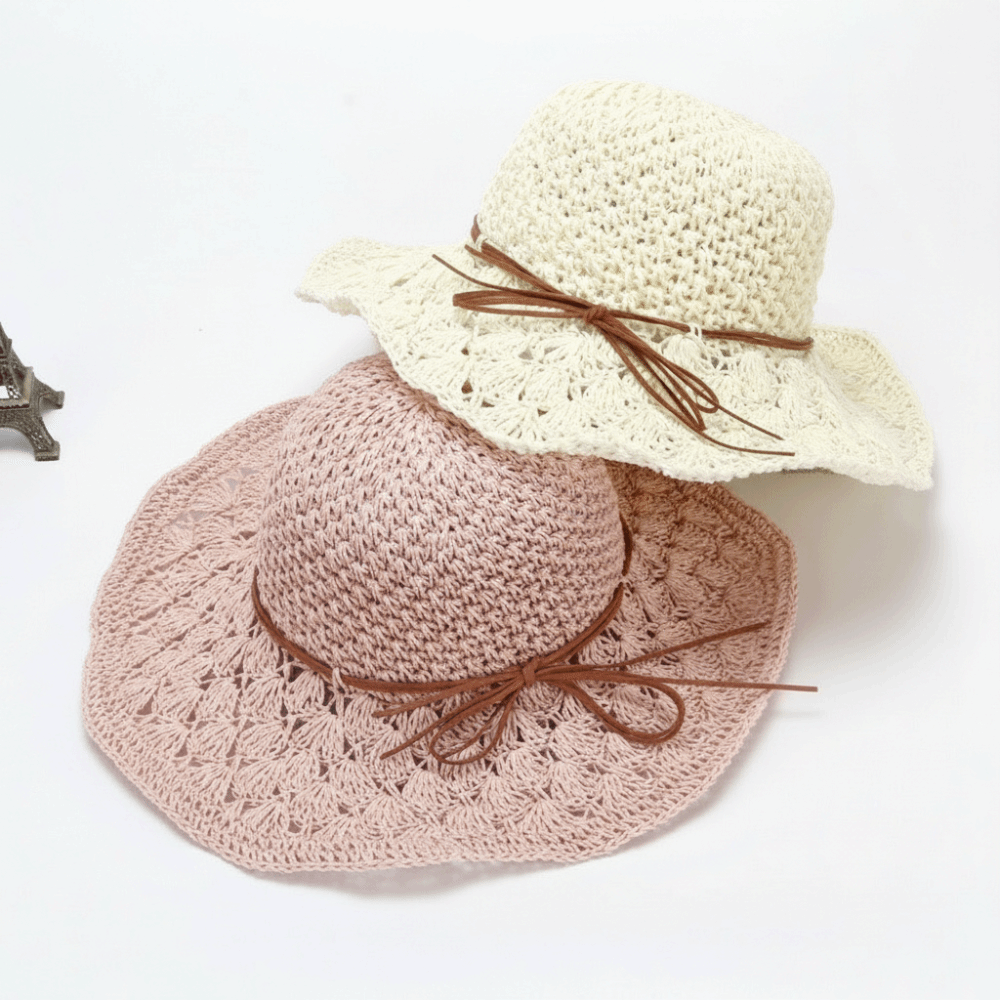 Handwoven Crochet Straw Hat Fo - Hat Floppy Wide recensie en prijs