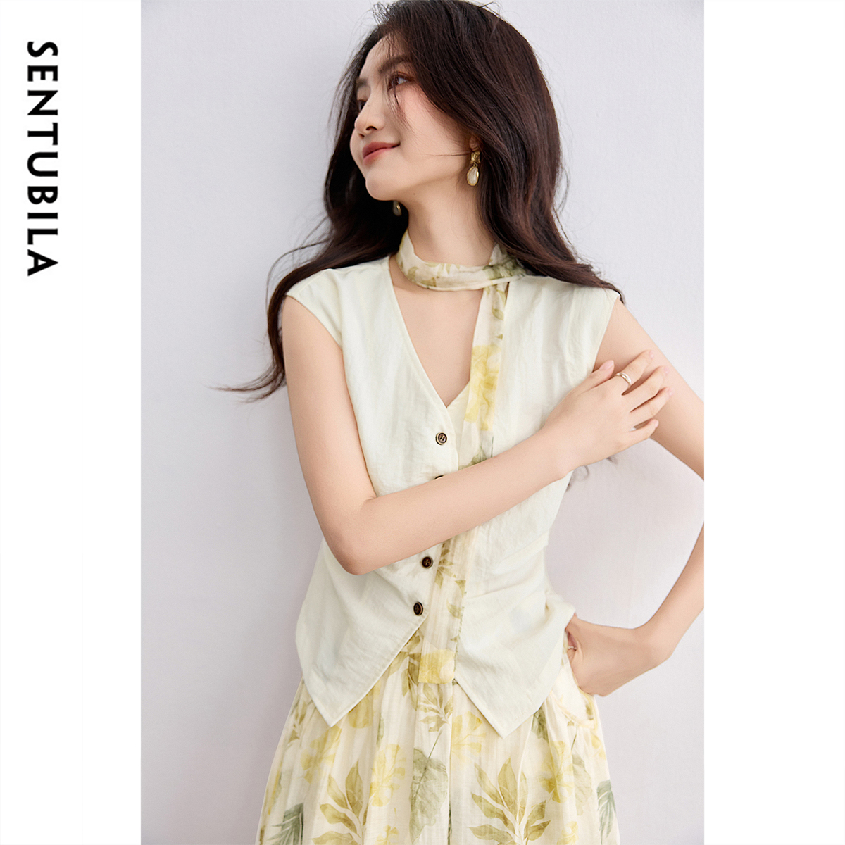 SENTUBILA Elegant Skirt Holida - Midi Skirt Floral recensie en prijs