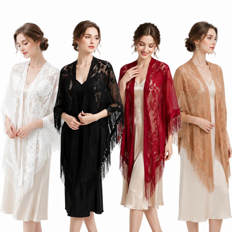 Floral Lace Shawl Wrap Women E - Kimono Sheer Floral recensie en prijs