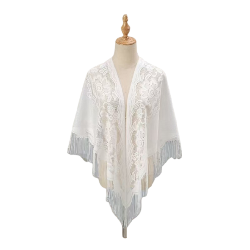 Floral Lace Shawl Wrap Women E - Kimono Sheer Floral recensie en prijs