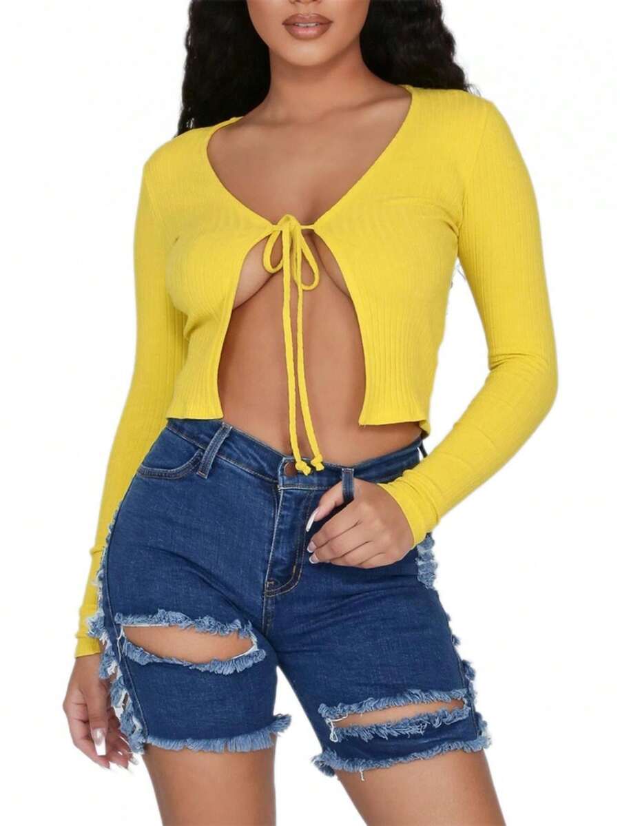 Women High Waist Ripped Denim  - Shorts Denim Frayed recensie en prijs