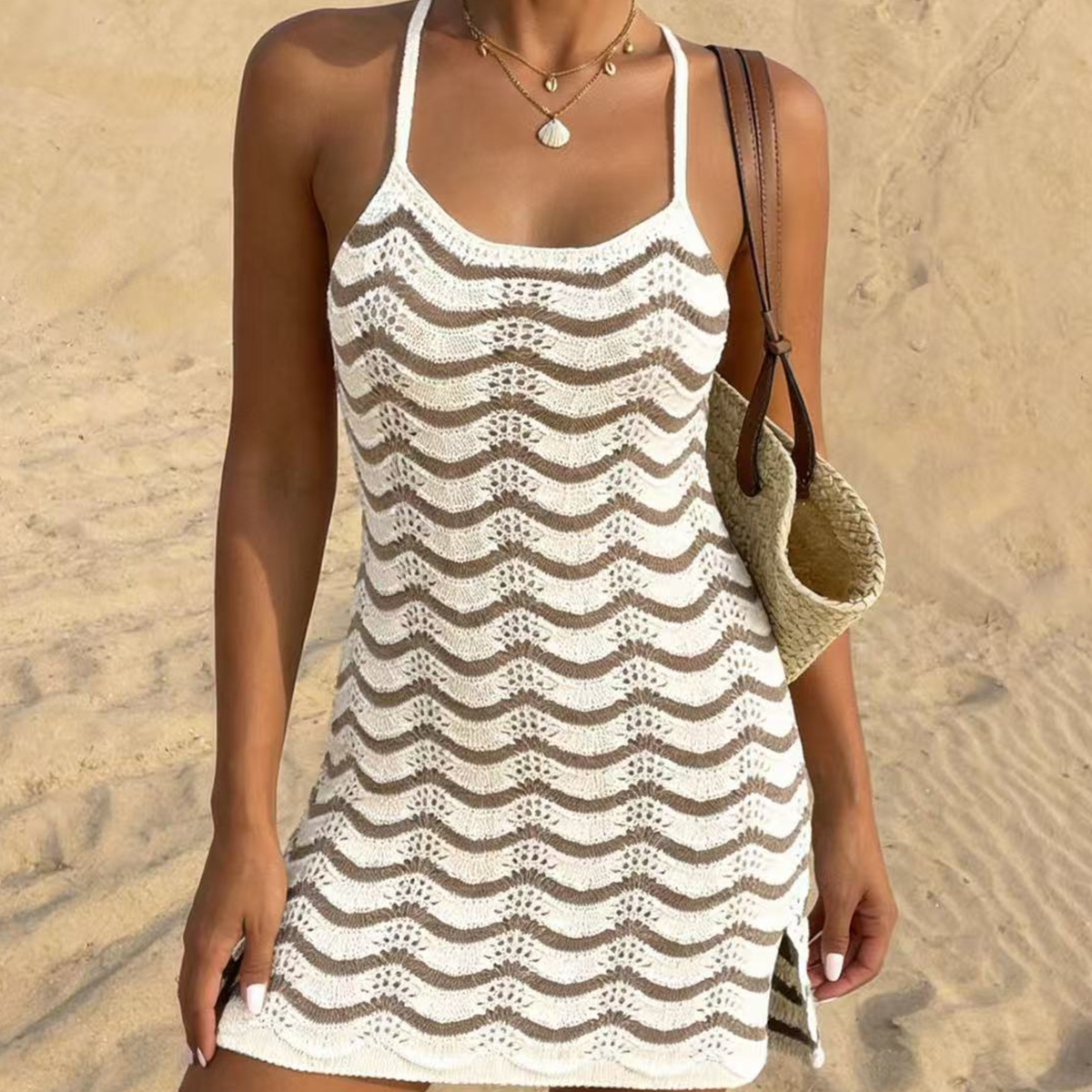 Fashion Sexy Colorblock Stripe - Cover Up Kaftan recensie en prijs