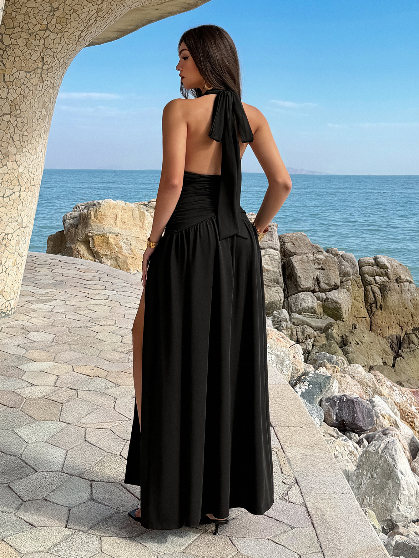 Women's Dress 2 Colors Halter  - Maxi Dress Halter recensie en prijs
