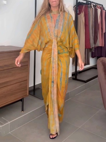 Summer Dress Women's Linen V N - Linen Dress Wrap recensie en prijs