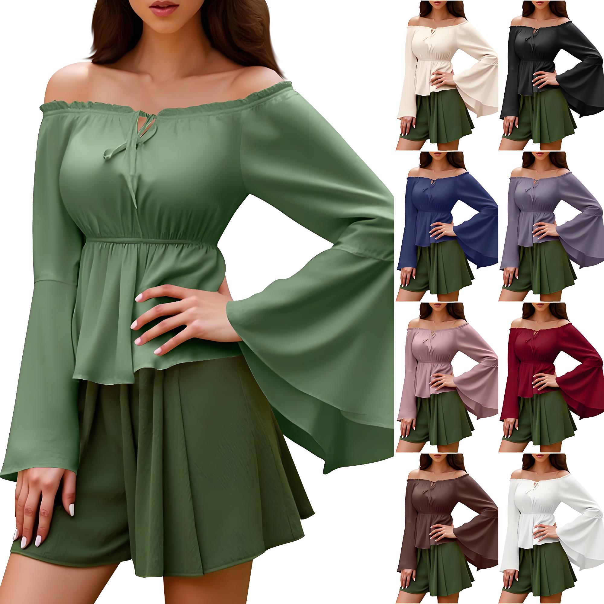 Renaissance Blouse Peasant Wom - Blouse Off Shoulder recensie en prijs