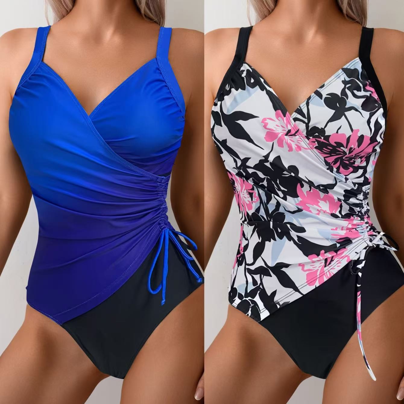 Woman Tankini Tummy Control Bi - Swimsuit Bikini Ruched recensie en prijs