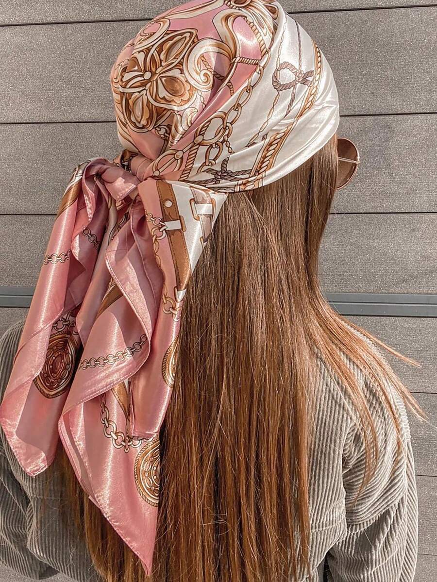 1pc Women's Light Pink Printed - Headband Summer Knit recensie en prijs