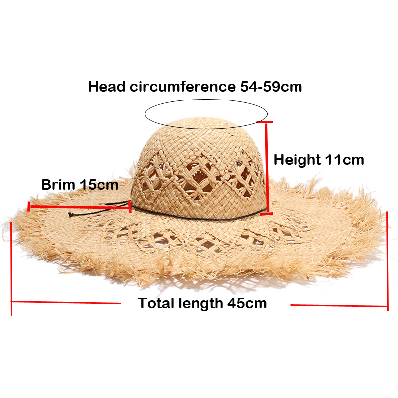New Women Summer Natural Raffi - Hat Floppy Wide recensie en prijs