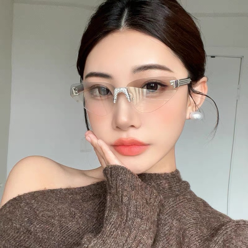 Women's Sexy Cat Eye Rimless R - Sunglasses Cat Eye recensie en prijs