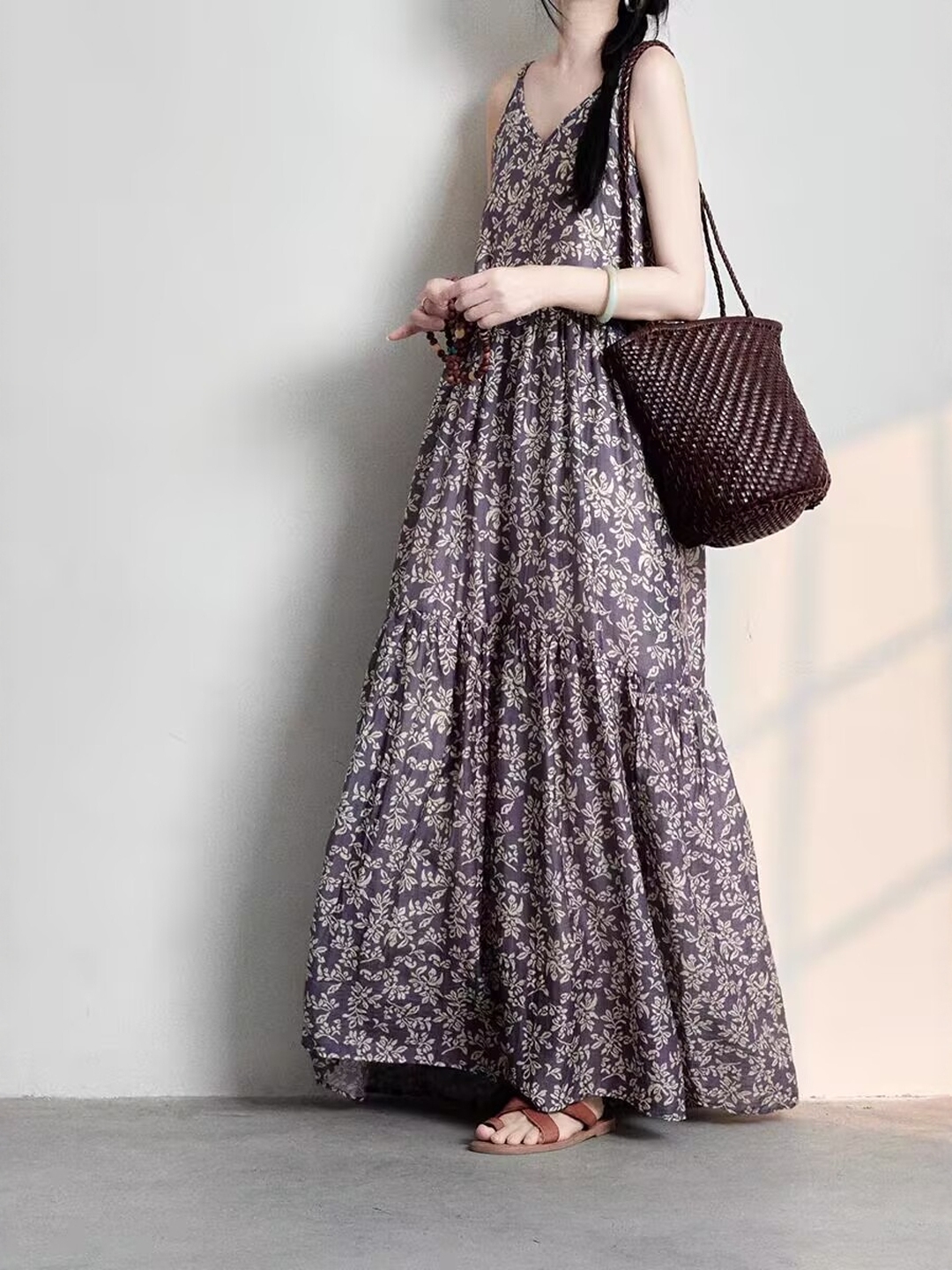 Elegant Japanese Style plus Si - Linen Dress Wrap recensie en prijs