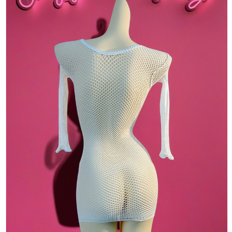 1PC Women Fishnet Cover Up Wit - Cover Up Kaftan recensie en prijs
