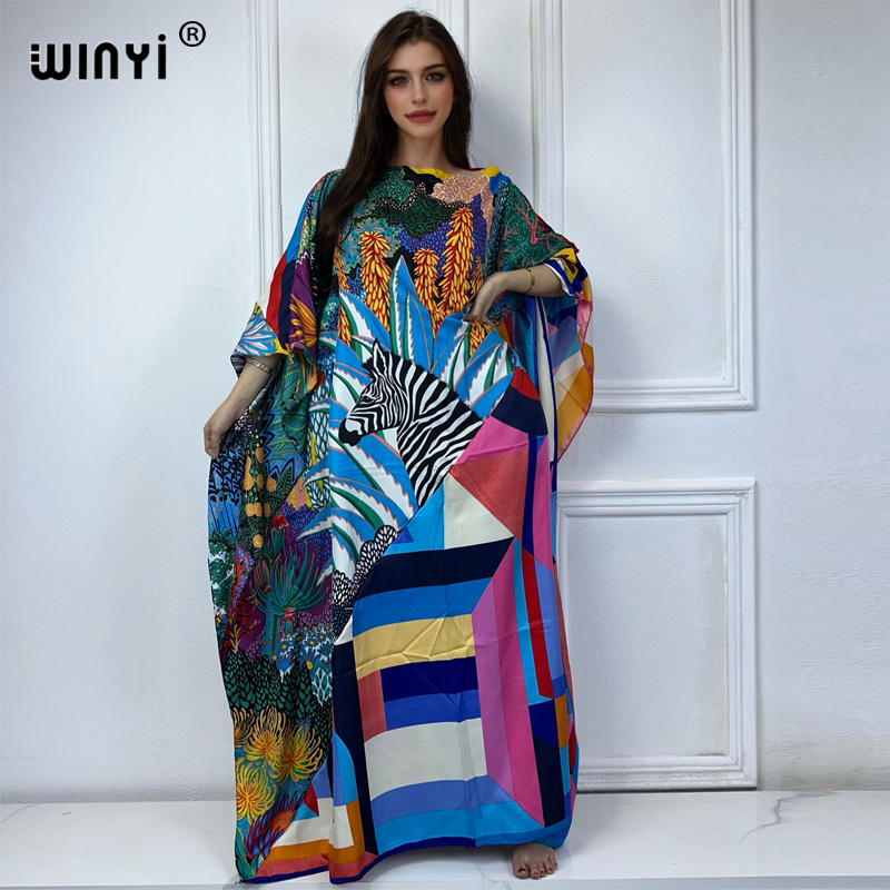 WINYI new high quality Print k - Cover Up Kaftan recensie en prijs