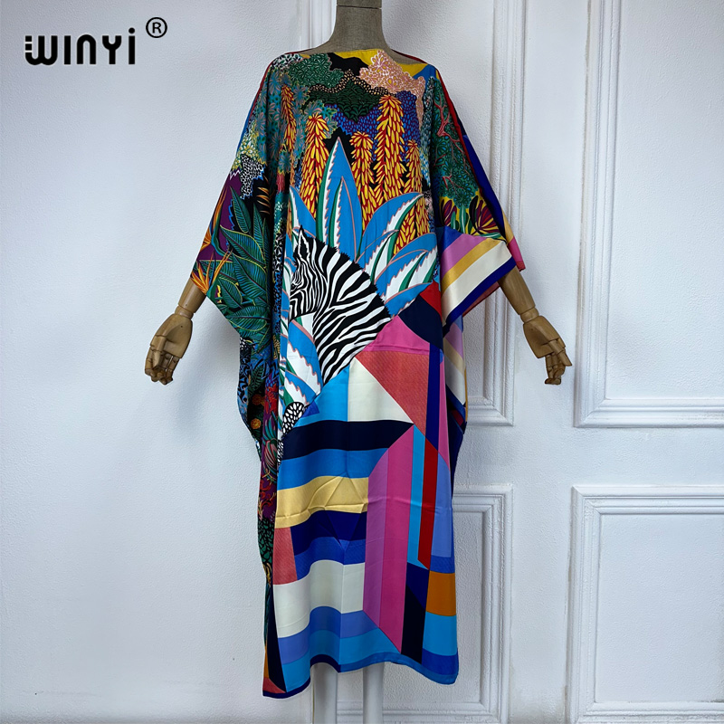 WINYI new high quality Print k - Cover Up Kaftan recensie en prijs
