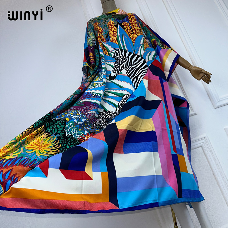 WINYI new high quality Print k - Cover Up Kaftan recensie en prijs