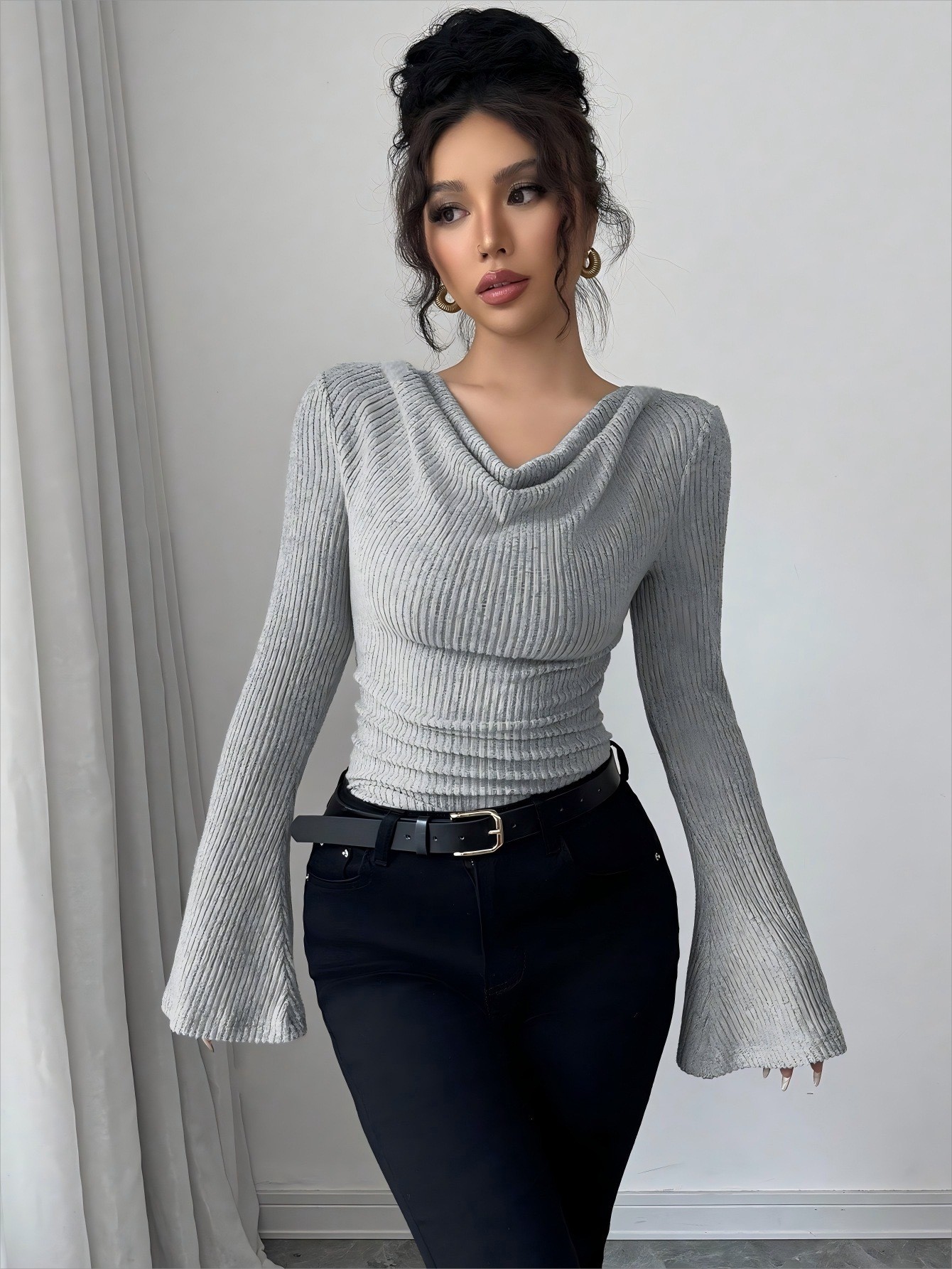 Women Blouse Off Shoulder Cowl - Blouse Off Shoulder recensie en prijs