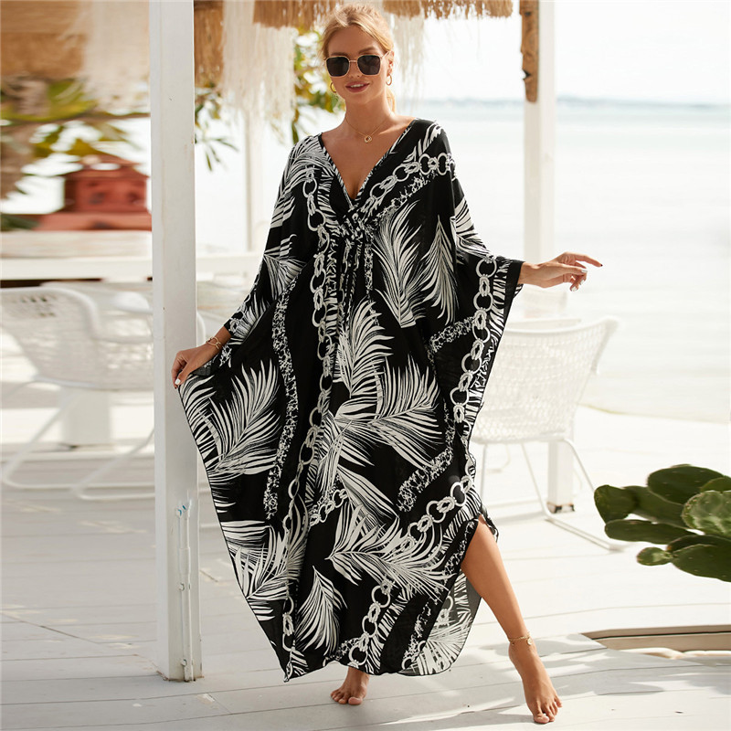 Women's Plus Size Animal Print - Cover Up Kaftan recensie en prijs