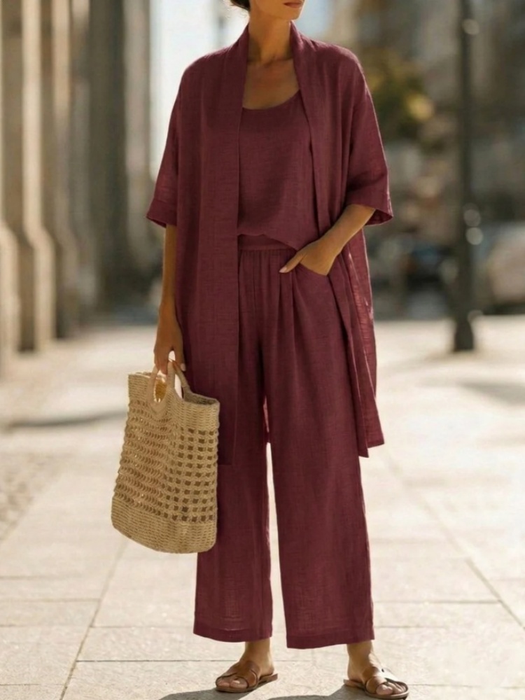Casual Solid Cotton Linen Loos - Linen Pant Wide recensie en prijs