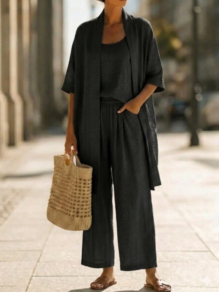 Casual Solid Cotton Linen Loos - Linen Pant Wide recensie en prijs