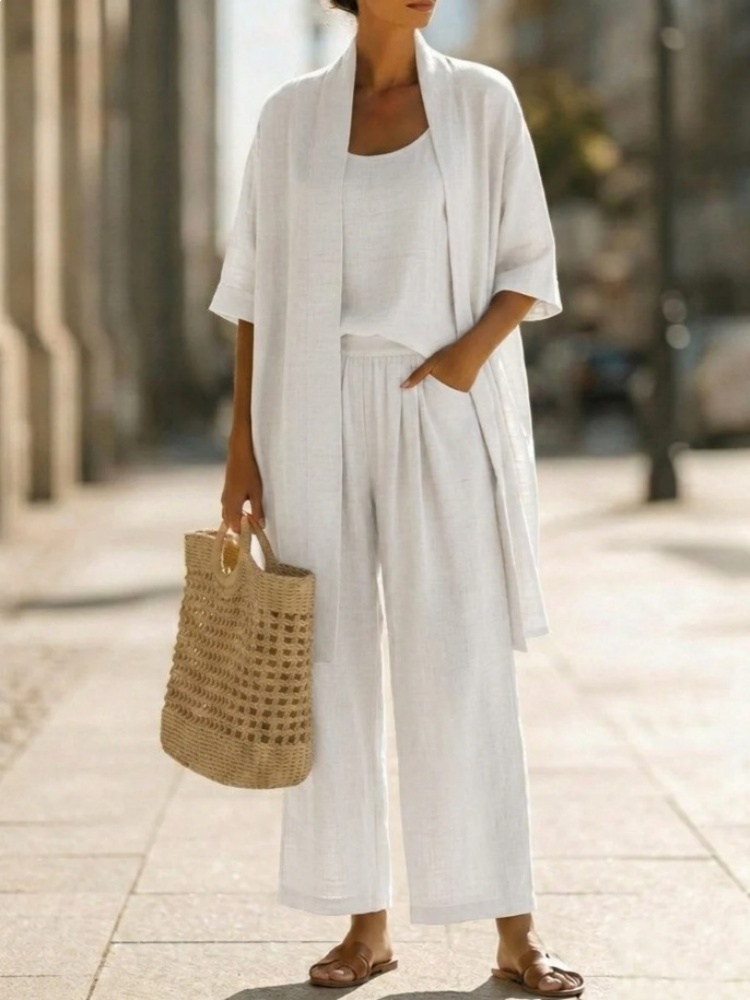 Casual Solid Cotton Linen Loos - Linen Pant Wide recensie en prijs